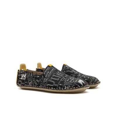 Vivobarefoot Ababa Basquiat - Lasten Koulukengät Mustat - BJI879305